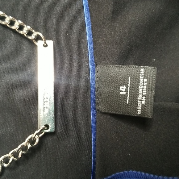 White House Black Market Blue Blazer AS IS 14 - Picture 4 of 6